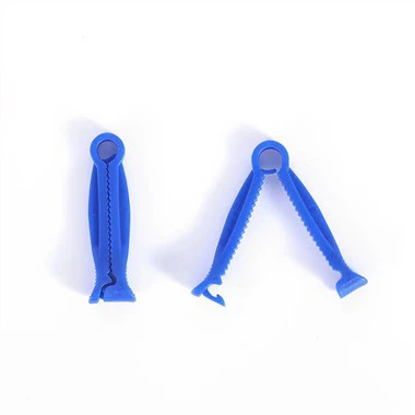 Sèvi ak Medikal diferan koulè lonbrit klip plastik jetab lonbrit kranpon pou nouvo fèt